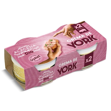 Crema de york Dia Nuestra Alacena 2 x 78 g-0