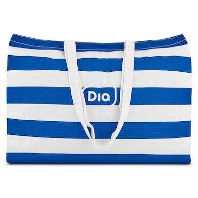Bolsa de algodón azul de rayas Dia 1 unidad-0 Bolsa de algodón azul de rayas Dia 1 unidad-0