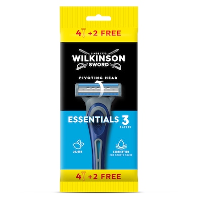 Maquinilla desechable Essentials Wilkinson 6 unidades-0 Maquinilla desechable Essentials Wilkinson 6 unidades-0