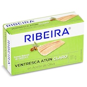 Ventresca de atún claro en aceite de oliva Ribeira 73 g