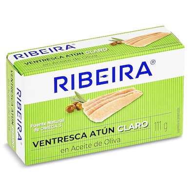 Ventresca de atún claro en aceite de oliva Ribeira 73 g-0 Ventresca de atún claro en aceite de oliva Ribeira 73 g-0