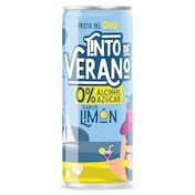 Tinto de verano sin alcohol y sin azúcar con limón Fiesta del Dia 330 ml