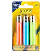 Mechero recargable Clipper 3 unidades