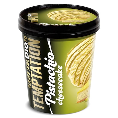 Tarrina de pistacho cheesecake Dia Temptation 350 g-0
