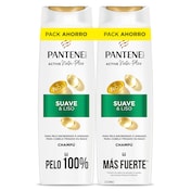 Champú suave y liso Pantene 2 x 325 ml