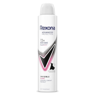 Desodorante invisible pure Rexona 200 ml-0