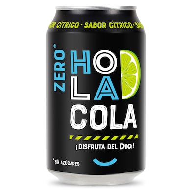 Refresco de cola zero sabor cítrico Dia Hola Cola 330 ml-0