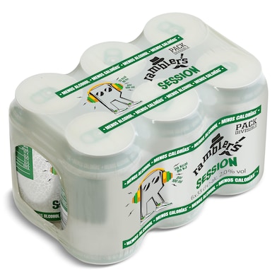 Cerveza baja en calorías Dia Ramblers pack 6 x 33 cl-0