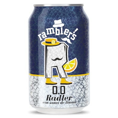 Cerveza radler sin alcohol Dia Ramblers 33 cl-0 Cerveza radler sin alcohol Dia Ramblers 33 cl-0
