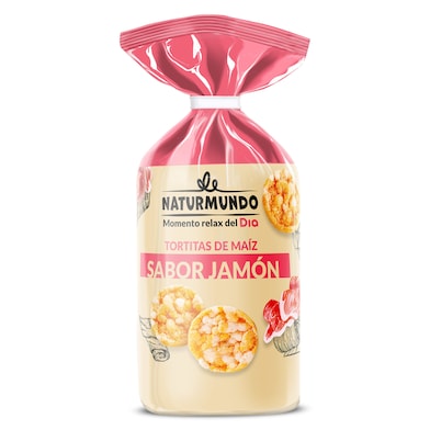 Tortitas sabor jamón Dia Naturmundo 123 g-0