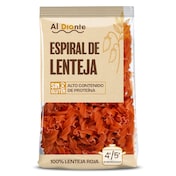 Espirales 100% de lenteja roja Dia Al Diante 250 g