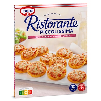 Mini pizzas de jamón y queso Dr. Oetker Ristorante 288 g-0