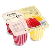 Postre gelificado sabor fresa y limón 0% Dia Caprichoso 4 x 100 g