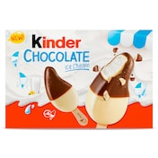 Helado de chocolate con leche Kinder 4 x 38 g