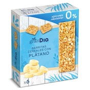 Barritas de cereales con plátano sin azúcares añadidos Gran Dia 150 g