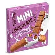 Mini barritas de chocolate con leche Dia Temptation 50 g