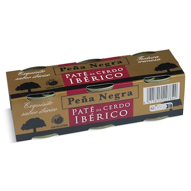 Paté de cerdo ibérico Argal 3 x 83 g-0 Paté de cerdo ibérico Argal 3 x 83 g-0