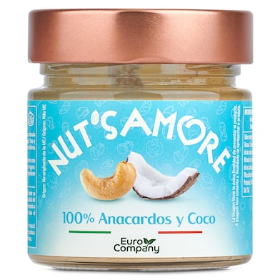 Crema de anacardos y coco Nut's amore 175 g-0 Crema de anacardos y coco Nut's amore 175 g-0