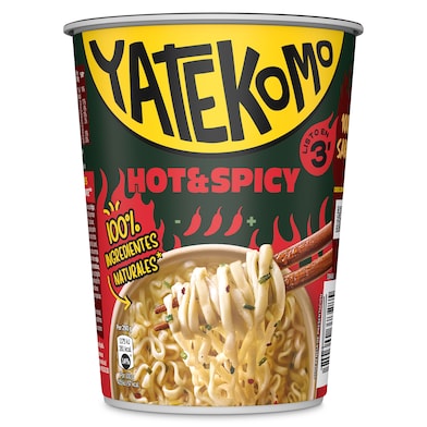 Noodles hot & spicy Gallina Blanca Yatekomo 60 g-0 Noodles hot & spicy Gallina Blanca Yatekomo 60 g-0