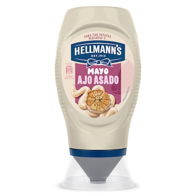 Mayonesa de ajo asado Hellmann's 250 ml-0 Mayonesa de ajo asado Hellmann's 250 ml-0
