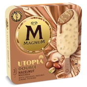 Magnum Utopía doble avellana 3 x 70,5 g