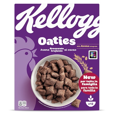 Cereales de avena al cacao oaties Kellogg's 360 g-0 Cereales de avena al cacao oaties Kellogg's 360 g-0