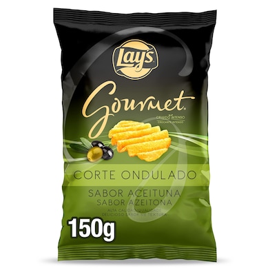 Lay's Gourmet onduladas sabor aceituna 150 g-0 Lay's Gourmet onduladas sabor aceituna 150 g-0