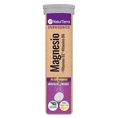 Comprimidos de Magnesio + Vitamina B2 y B6 Natur Tierra 20 unidades-0 Comprimidos de Magnesio + Vitamina B2 y B6 Natur Tierra 20 unidades-0
