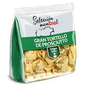 Pasta fresca Tortello rellena de prosciutto Dia Selección Mundial 250 g