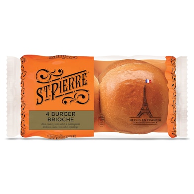 Pan de hamburguesa brioche St pierre 250 g-0 Pan de hamburguesa brioche St pierre 250 g-0