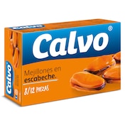 Mejillones en escabeche 8/12 piezas Calvo 69 g