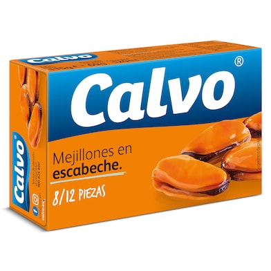 Mejillones en escabeche 8/12 piezas Calvo 69 g-0