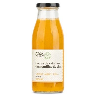 Crema de calabaza con chía Carlota Organic 500 g-0 Crema de calabaza con chía Carlota Organic 500 g-0