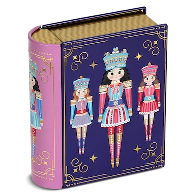 Mini lata libro decorativa con galletas brownie Dia Dulce Noel 45 g-0 Mini lata libro decorativa con galletas brownie Dia Dulce Noel 45 g-0