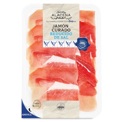 Jamón curado reducido de sal Dia Nuestra Alacena 80 g-0 Jamón curado reducido de sal Dia Nuestra Alacena 80 g-0