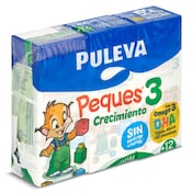 Preparado lácteo infantil de crecimiento Peques 3 Puleva 3 x 200 ml