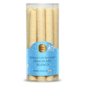 Barquillos cubiertos de chocolate blanco Dia Dulce Noel 200 g