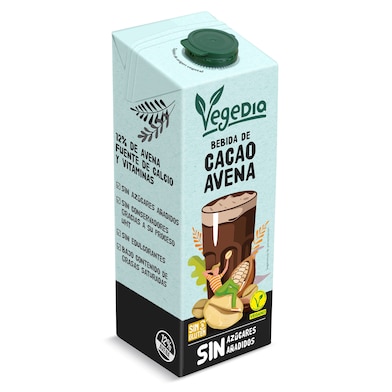 Bebida de avena con cacao Dia Vegedia 1 L-0 Bebida de avena con cacao Dia Vegedia 1 L-0