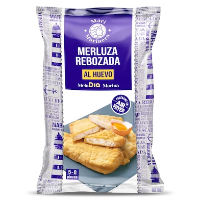 Filetes de merluza rebozados Dia Mari Marinera 500 g-0 Filetes de merluza rebozados Dia Mari Marinera 500 g-0