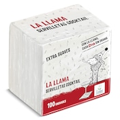 Servilletas cocktail 2 capas Dia La Llama bolsa 100 unidades