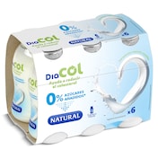 Bebida láctea natural 0% azúcares añadidos Diacol 6 x 100 g