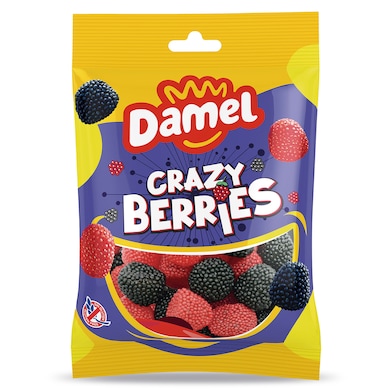 Golosinas crazy berries Damel 135 g-0 Golosinas crazy berries Damel 135 g-0