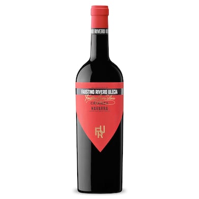 Vino tinto crianza D.O. Navarra Faustino Rivero 75 cl-0 Vino tinto crianza D.O. Navarra Faustino Rivero 75 cl-0