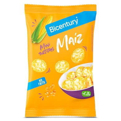 Mini tortitas de maíz Bicentury 65 g-0 Mini tortitas de maíz Bicentury 65 g-0