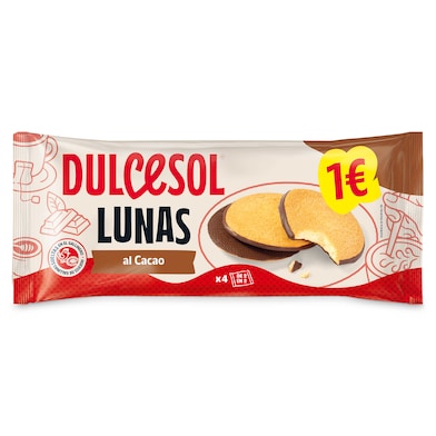 Lunas al cacao Dulcesol 110 g-0 Lunas al cacao Dulcesol 110 g-0