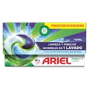 Detergente en cápsulas todo en uno Ariel 19 lavados