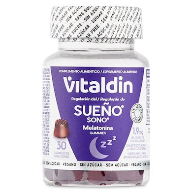 Gominolas de melatonina Vitaldin 30 unidades-0 Gominolas de melatonina Vitaldin 30 unidades-0