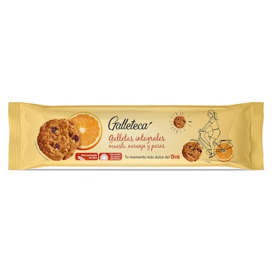 Galletas integrales muesli, naranja y pasas Galleteca de Dia 120 g-0 Galletas integrales muesli, naranja y pasas Galleteca de Dia 120 g-0