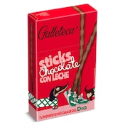 Palitos de galleta recubiertos de chocolate con leche Galleteca de Dia 75 g