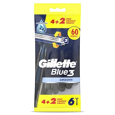 Maquinilla de afeitar 3 hojas Gillette 6 unidades-0 Maquinilla de afeitar 3 hojas Gillette 6 unidades-0